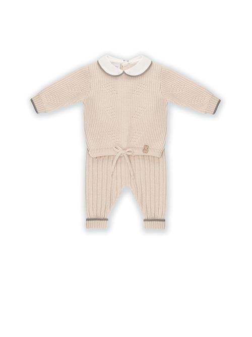 Tutina 2 pezzi in lana MARLU' | IB5250NATURALE VULCANO